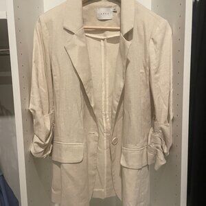 Lush linen blazer